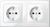 Merten MEG2328-1419 SCHUKO-Doppel-Steckdose, BRS, Steckklemmen, polarweiß glänzend, M-SMART Merten MEG2328-1419 SCHUKO-Doppel-Steckdose, BRS, Steckklemmen, polarweiß glänzend, M-SMART