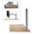 Lindy Tischhalterungsmodul, Höhe 45cm Modulares Halterungssystem für Monitore und Notebook (40692) Lindy Tischhalterungsmodul, Höhe 45cm Modulares Halterungssystem für Monitore und Notebook (40692)