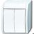 Busch Jaeger Busch-Jaeger Wippschalter,Serienschalter, 2601/5 W-54 Busch Jaeger Busch-Jaeger Wippschalter,Serienschalter, 2601/5 W-54