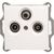 Kopp Paris arktis-weiss Antennensteckdose TV/RF/SAT 921402082 Kopp Paris arktis-weiss Antennensteckdose TV/RF/SAT 921402082