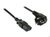 INLINE Netzkabel Schukostecker gewinkelt auf Kaltgeraetestecke schwarzr 5m INLINE Netzkabel Schukostecker gewinkelt auf Kaltgeraetestecke schwarzr 5m
