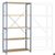 Manuflex PLANOFLEX Grundregal 5 Fachböden RAL0001, RP1008.0001 Manuflex PLANOFLEX Grundregal 5 Fachböden RAL0001, RP1008.0001