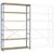 Manuflex PLANOFLEX Grundregal 6 Fachböden RAL0001, RP1346.0001 Manuflex PLANOFLEX Grundregal 6 Fachböden RAL0001, RP1346.0001