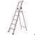Hymer Leichtmetallbau und KoKG Stufenstehleiter Sicherheitsbrücke 5 Stufen und 1,95m Hymer DS124805 Hymer Leichtmetallbau und KoKG Stufenstehleiter Sicherheitsbrücke 5 Stufen und 1,95m Hymer DS124805