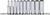 KS Tools 918.0610 1/4 Zoll Chrome Plus Sechskant-Stecknuss-Satz, lang, 10-teilig, 4-13 mm KS Tools 918.0610 1/4 Zoll Chrome Plus Sechskant-Stecknuss-Satz, lang, 10-teilig, 4-13 mm