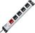 Kopp 227820012 POWERversal 1+4-fach mit Master/Slave und Überspannungsfilter , grau-schwarz Kopp 227820012 POWERversal 1+4-fach mit Master/Slave und Überspannungsfilter , grau-schwarz
