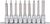 KS Tools 918.1317 1/2 Zoll Chrome Plus Bit-Stecknuss-Satz für TX-Schrauben, lang, 9-teilig, T20-T60 KS Tools 918.1317 1/2 Zoll Chrome Plus Bit-Stecknuss-Satz für TX-Schrauben, lang, 9-teilig, T20-T60