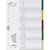 DURABLE Hunke & Jochheim Register Blanko A4 5-farbig 5Bl farbige Hartfolie 673027 DURABLE Hunke & Jochheim Register Blanko A4 5-farbig 5Bl farbige Hartfolie 673027