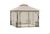 Outsunny Pavillon mit Doppeldach 3 x 3 m Outsunny Pavillon mit Doppeldach 3 x 3 m