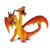 Bullyland Drache mit 2 Köpfen orange (75598) Bullyland Drache mit 2 Köpfen orange (75598)