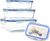 Klarstein Rechteckige Glasbox 4er-Set Klarstein Rechteckige Glasbox 4er-Set