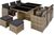tectake Rattan Sitzgruppe New York tectake Rattan Sitzgruppe New York