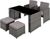 tectake Rattan Sitzgruppe Palermo tectake Rattan Sitzgruppe Palermo