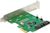 Delock 2 Port SATA PCI Express x1 Karte mit RAID (90392) Delock 2 Port SATA PCI Express x1 Karte mit RAID (90392)