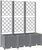 vidaXL Pflanzkübel mit Rankgitter PP 120 x 40 x 136 cm (153274) vidaXL Pflanzkübel mit Rankgitter PP 120 x 40 x 136 cm (153274)