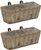 vidaXL Balkon-Blumenkasten 40 cm 2 Stk. (246828) vidaXL Balkon-Blumenkasten 40 cm 2 Stk. (246828)