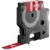 Dymo Rhino Vinyl-Schriftband 12 mm x 5,5 m weiß auf rot Dymo Rhino Vinyl-Schriftband 12 mm x 5,5 m weiß auf rot