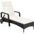 tectake Rattan Sonnenliege mit Rollen tectake Rattan Sonnenliege mit Rollen