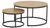 AC Design Furniture Spiro Couchtisch 2er Set 80 x 80 cm AC Design Furniture Spiro Couchtisch 2er Set 80 x 80 cm