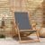 vidaXL Strandstuhl Klappbar Massivholz Teak mit Armlehnen vidaXL Strandstuhl Klappbar Massivholz Teak mit Armlehnen