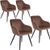tectake Marilyn Esszimmerstuhl Samtoptik 4er Set tectake Marilyn Esszimmerstuhl Samtoptik 4er Set
