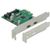 Delock PCI Express x1 Karte zu 2 x extern USB (90493) Delock PCI Express x1 Karte zu 2 x extern USB (90493)