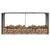 vidaXL Brennholzlager aus verzinktem Stahl 330 x 92 x 153 cm vidaXL Brennholzlager aus verzinktem Stahl 330 x 92 x 153 cm