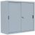 Lüllmann Schiebetürenschrank 2 Fachböden 120 x 45 x 109 cm Lüllmann Schiebetürenschrank 2 Fachböden 120 x 45 x 109 cm