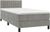 vidaXL Boxspringbett mit Matratze 90 x 200 cm Hellgrau (3134501) vidaXL Boxspringbett mit Matratze 90 x 200 cm Hellgrau (3134501)