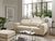 Stella Trading Barura Big Sofa in Cord-Optik 214 x 112 cm Stella Trading Barura Big Sofa in Cord-Optik 214 x 112 cm