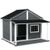PawHut Outdoor-Hundehütte 124 x 112 x 105 cm PawHut Outdoor-Hundehütte 124 x 112 x 105 cm
