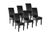 tectake Esszimmerstuhl 6er Set 44 x 63 x 106 cm tectake Esszimmerstuhl 6er Set 44 x 63 x 106 cm