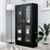 vidaXL Vitrinenschrank Schwarz 82,5 x 30,5 x 150 cm (802760) vidaXL Vitrinenschrank Schwarz 82,5 x 30,5 x 150 cm (802760)