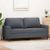 vidaXL 2-Sitzer-Sofa Dunkelgrau 140 cm Samt (359200) vidaXL 2-Sitzer-Sofa Dunkelgrau 140 cm Samt (359200)