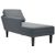vidaXL Chaiselongue mit Kissen und Rechter Armlehne (4009808) vidaXL Chaiselongue mit Kissen und Rechter Armlehne (4009808)