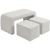 HOMCOM Fußhocker-Set 3 tlg. (838-432) HOMCOM Fußhocker-Set 3 tlg. (838-432)