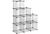 HOMCOM Regalsystem 35 x 35 x 35 cm HOMCOM Regalsystem 35 x 35 x 35 cm