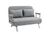 HOMCOM 2-Sitzer Schlafsofa mit Armlehne (833-042) HOMCOM 2-Sitzer Schlafsofa mit Armlehne (833-042)