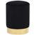 vidaXL Hocker Schwarz und Golden Samt (249839) vidaXL Hocker Schwarz und Golden Samt (249839)