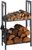 Relaxdays Kaminholzregal mit 2 Ablagen 60 x 30 x 100 cm (10026017_944) Relaxdays Kaminholzregal mit 2 Ablagen 60 x 30 x 100 cm (10026017_944)