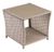 Casaria Beistelltisch Polyrattan WPC Tischplatte 45x45x40cm Casaria Beistelltisch Polyrattan WPC Tischplatte 45x45x40cm
