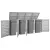 vidaXL Mülltonnenbox für 4 Tonnen 276,5 x 77,5 x 115,5 cm (149561) vidaXL Mülltonnenbox für 4 Tonnen 276,5 x 77,5 x 115,5 cm (149561)