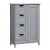 Vasagle Badezimmerschrank mit 4 Schubladen 30 x 55 x 82 cm Vasagle Badezimmerschrank mit 4 Schubladen 30 x 55 x 82 cm