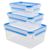Emsa Clip & Close Frischhaltedosen 3er-Set (0,55 + 1,0 + 2,3 l) Emsa Clip & Close Frischhaltedosen 3er-Set (0,55 + 1,0 + 2,3 l)