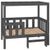 vidaXL Hundebett Massivholz Kiefer 95,5 x 73,5 x 90 cm (822384) vidaXL Hundebett Massivholz Kiefer 95,5 x 73,5 x 90 cm (822384)