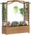 Costway Hochbeet mit Rankgitter & Hängendem Dach 110 x 40 x 124 cm Costway Hochbeet mit Rankgitter & Hängendem Dach 110 x 40 x 124 cm
