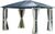 Brast Alu Pavillon PREMIUM mit festem Dach 3x4m (1004214009) Brast Alu Pavillon PREMIUM mit festem Dach 3x4m (1004214009)
