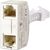 BTR BTR RJ45 Anschlußverdoppler (Telefon/Ethernet) 2 Stück - Zubehör - 130548-02-E BTR BTR RJ45 Anschlußverdoppler (Telefon/Ethernet) 2 Stück - Zubehör - 130548-02-E