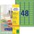 Zweckform ILK-Etiketten Zweckform L6040-20 45,7x21,2mm grün Zweckform ILK-Etiketten Zweckform L6040-20 45,7x21,2mm grün