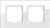 GIRA 021212 - Abdeckrahmen 2f. weissglas 021212 GIRA 021212 - Abdeckrahmen 2f. weissglas 021212